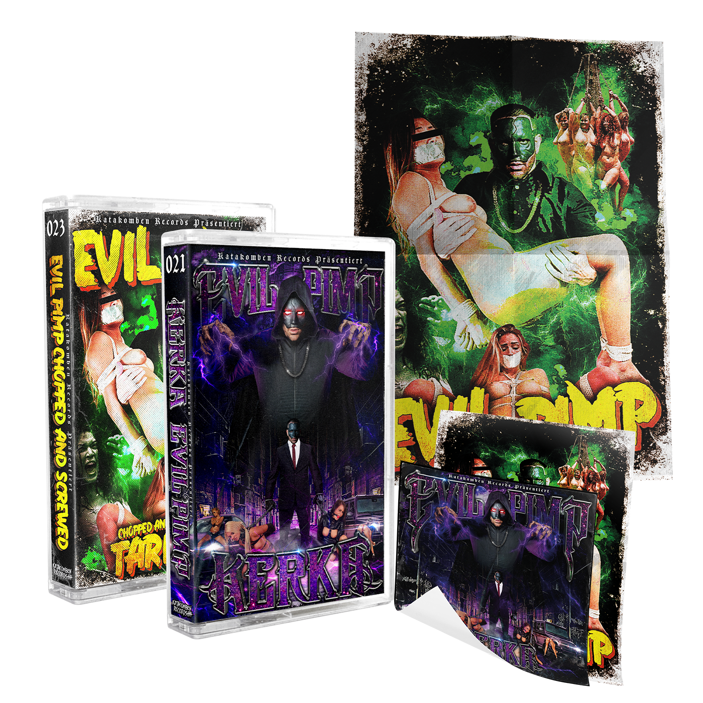 Bild von KERKA - EVIL PIMP | GREEN TAPE SET
